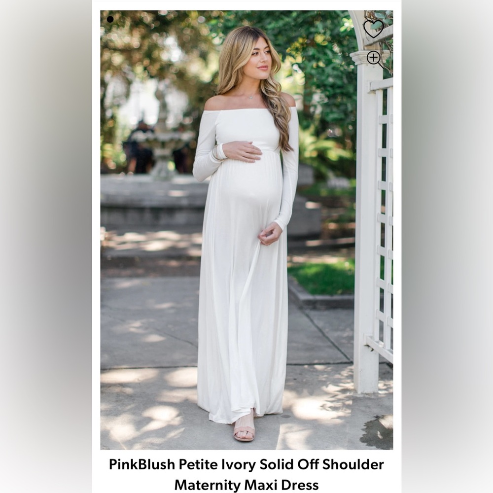 PinkBlush Maternity Maxi Dress